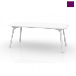Table Sloo 180, Vondom violet 180x90x72 cm