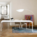 Table Armando rectangulaire, Midj blanc 280x100 cm