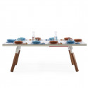 Table à manger ou Table de ping pong You & Me, RS Barcelona blanc 220x120 cm
