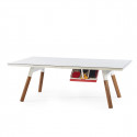 Table à manger ou Table de ping pong You & Me, RS Barcelona blanc 274x152,5 cm