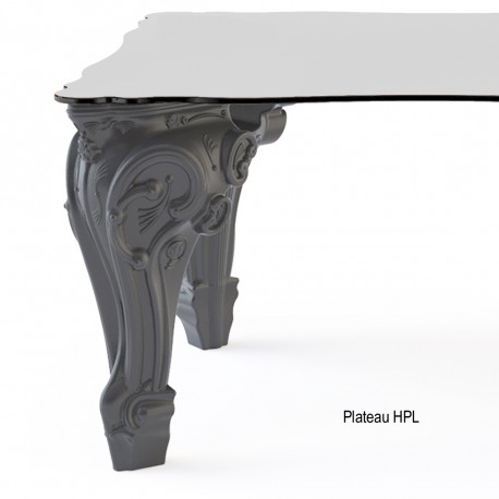 Table Sir of Love, Design of Love by Slide gris Longueur 260 cm