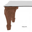 Table Sir of Love, Design of Love by Slide chocolat Longueur 260 cm