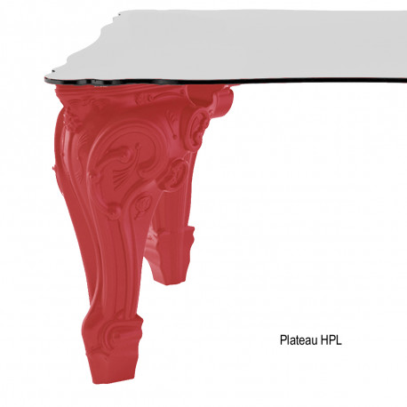 Table Sir of Love, Design of Love by Slide rouge Longueur 260 cm