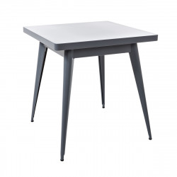 Table 55 Verni, Tolix brillant 70x70 cm
