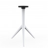 Set de 4 pieds de table Mari-Sol, H 73 cm pour petits plateaux, Vondom blanc Fixe, H73 cm