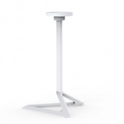 Set de 4 pieds de table Delta, Vondom blanc Fixe, H105 cm