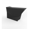 Banque d\'accueil Origami, élément lateral, Proselec noir Mat