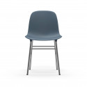 Form Chair Chrome, Normann Copenhagen Bleu