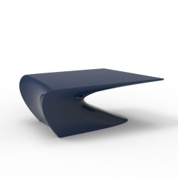 Table basse design Wing, Vondom Bleu Mat