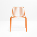 Lot de 2 chaises design filaires Nolita 3650, Pedrali, orange