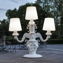 Lampadaire King of Love, Design of Love by Slide gris tourterelle