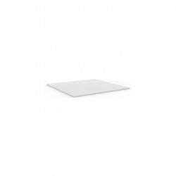 Set de 2 plateaux de table carré Vondom blanc,bordure blanche 59x59 cm