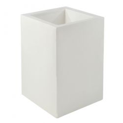 Pot Cubo Alto 40x40xH80 cm, double paroi, Vondom, blanc