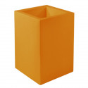 Pot Cubo Alto 40x40xH80 cm, double paroi, Vondom, orange