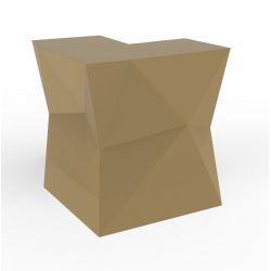 Banque d\'accueil Origami, élément d\'angle, Proselec beige Mat