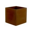 Pot Cubo 40x40x40 cm, simple paroi, Vondom, bronze