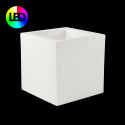 Pot Cubo lumineux Leds RGBW 40x40x40 cm, Vondom, double paroi