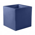 Pot Carré 60x60x60 cm, bleu marine, simple paroi, Vondom