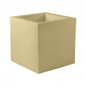 Pot Cube 50x50x50 cm, simple paroi, Vondom, beige