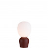 Lampe Buddy diamètre 36cm, Belid, Opal et Rouille
