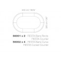 Bar design Fiesta 120, module droit 120x80xH115cm avec plan de travail, Vondom blanc