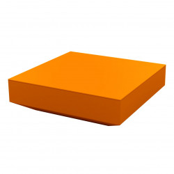 Table basse design carrée Vela, Vondom orange