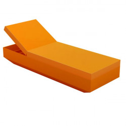 Chaise longue design Vela, Vondom Orange