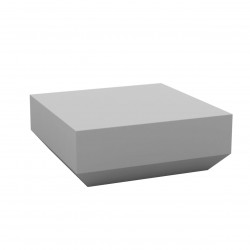 Table basse design carrée Vela Chill 80, Vondom acier