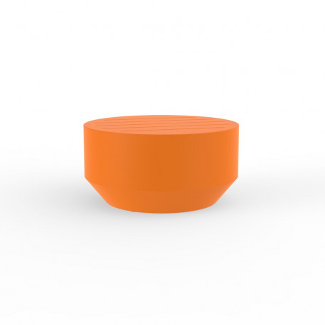Table basse ronde Vela diamètre 60xH30cm, Vondom orange