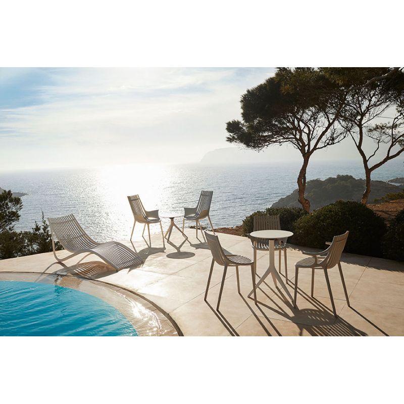 Lot de 4 chaises longues design ondulées Ibiza Revolution® en