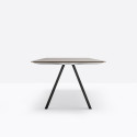 Table design Arki-table, noir, Pedrali, H740xL200xl100