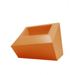 Pot Faz XL, modèle Bas, 82x63xH60 cm, Vondom, orange