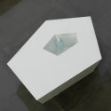 Table basse origami Faz, Vondom, beige