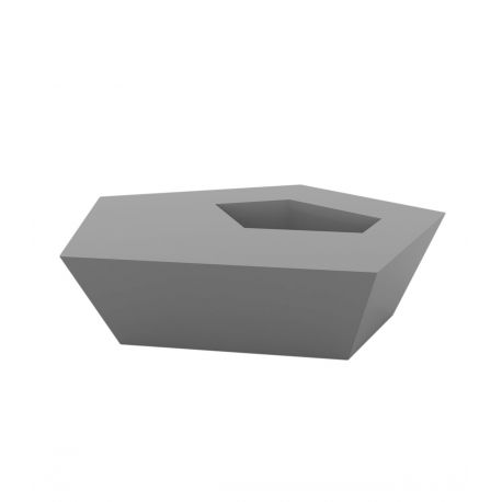 Table basse origami Faz, Vondom, gris argent