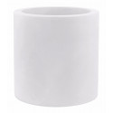 Pot Cylindre diamètre 120 x hauteur 100 cm, simple paroi, Vondom blanc