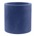 Pot Cylindre diamètre 120 x hauteur 100 cm, simple paroi, Vondom bleu marine