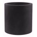 Pot Cylindre diamètre 60 x hauteur 60 cm, simple paroi, Vondom noir