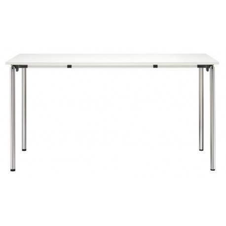 S1196/2 Table pliante design Thonet, structure chrome, taille 140x70cm