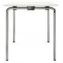 S1196/1 Table pliante design Thonet, structure chrome, taille 160x80cm