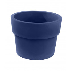 Lot de 2 Pots Vaso diamètre 60 x hauteur 46 cm, simple paroi, Vondom bleu marine