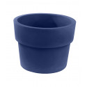 Lot de 2 Pots Vaso diamètre 60 x hauteur 46 cm, simple paroi, Vondom bleu marine