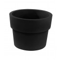 Lot de 2 Pots Vaso diamètre 60 x hauteur 46 cm, simple paroi, Vondom noir
