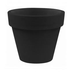 Pot Maceta diamètre 120 x hauteur 104 cm, simple paroi, Vondom noir