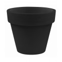 Pot Maceta diamètre 120 x hauteur 104 cm, simple paroi, Vondom noir