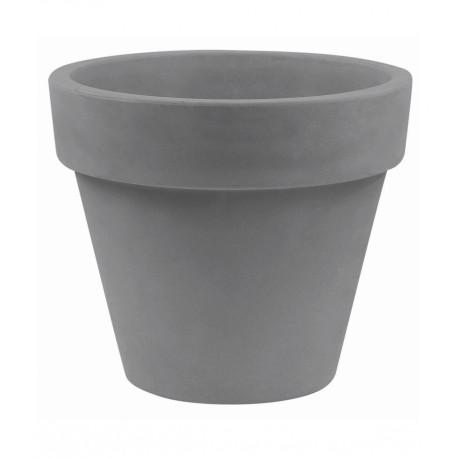 Pot Maceta diamètre 160 x hauteur 138 cm, simple paroi, Vondom gris argent