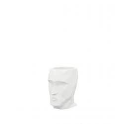 Petit pot Nano Adan blanc, 13 x 17 x Hauteur 18 cm, Vondom blanc